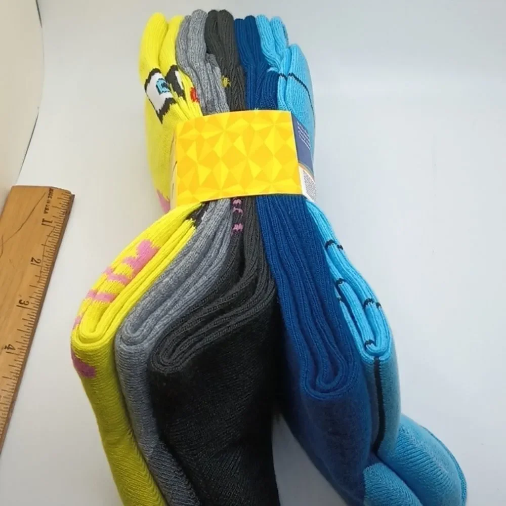 Spongebob SquarePants crew socks 5pc set bundle
